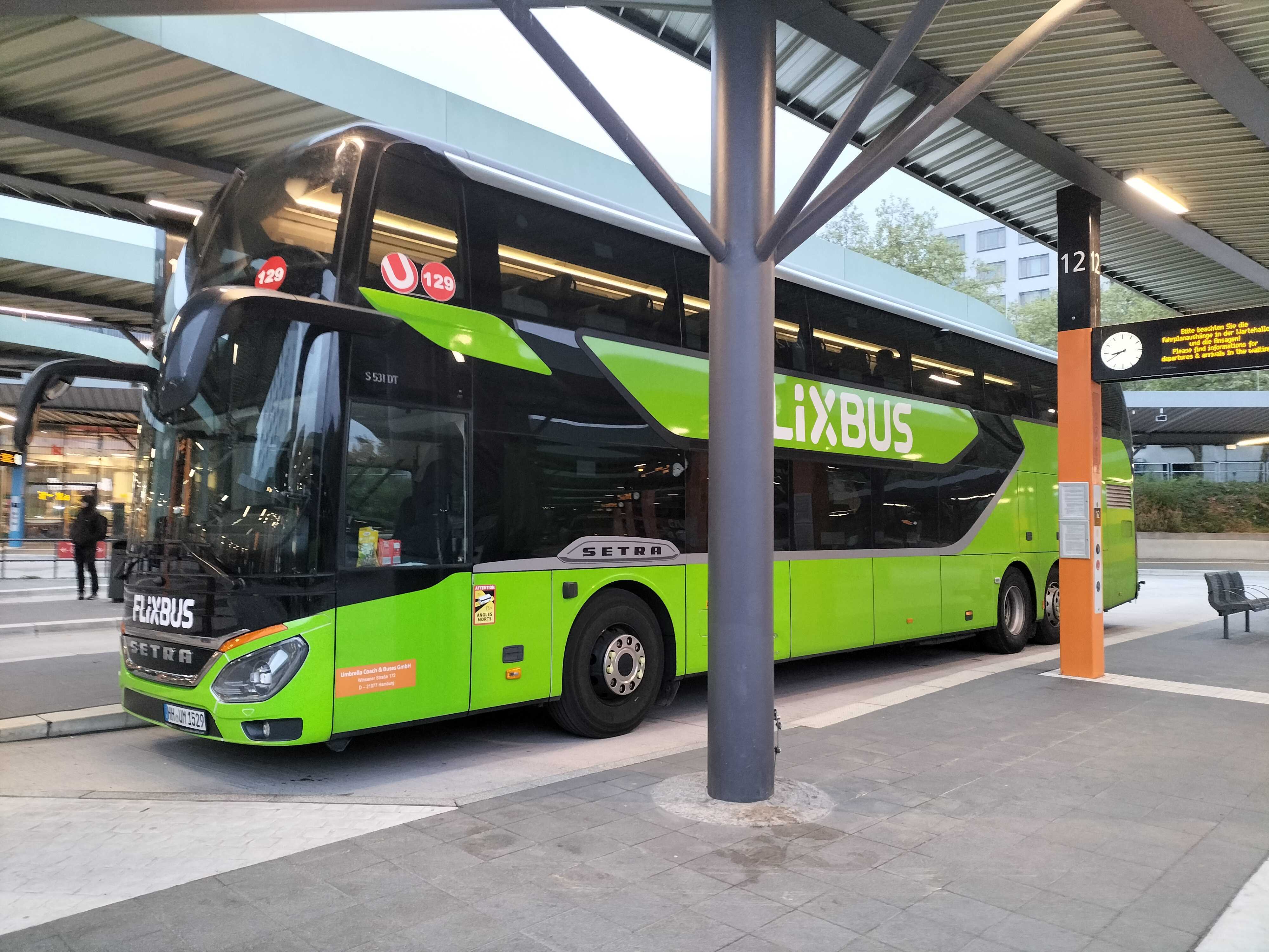 FlixBus Bus in Berlin ZOB