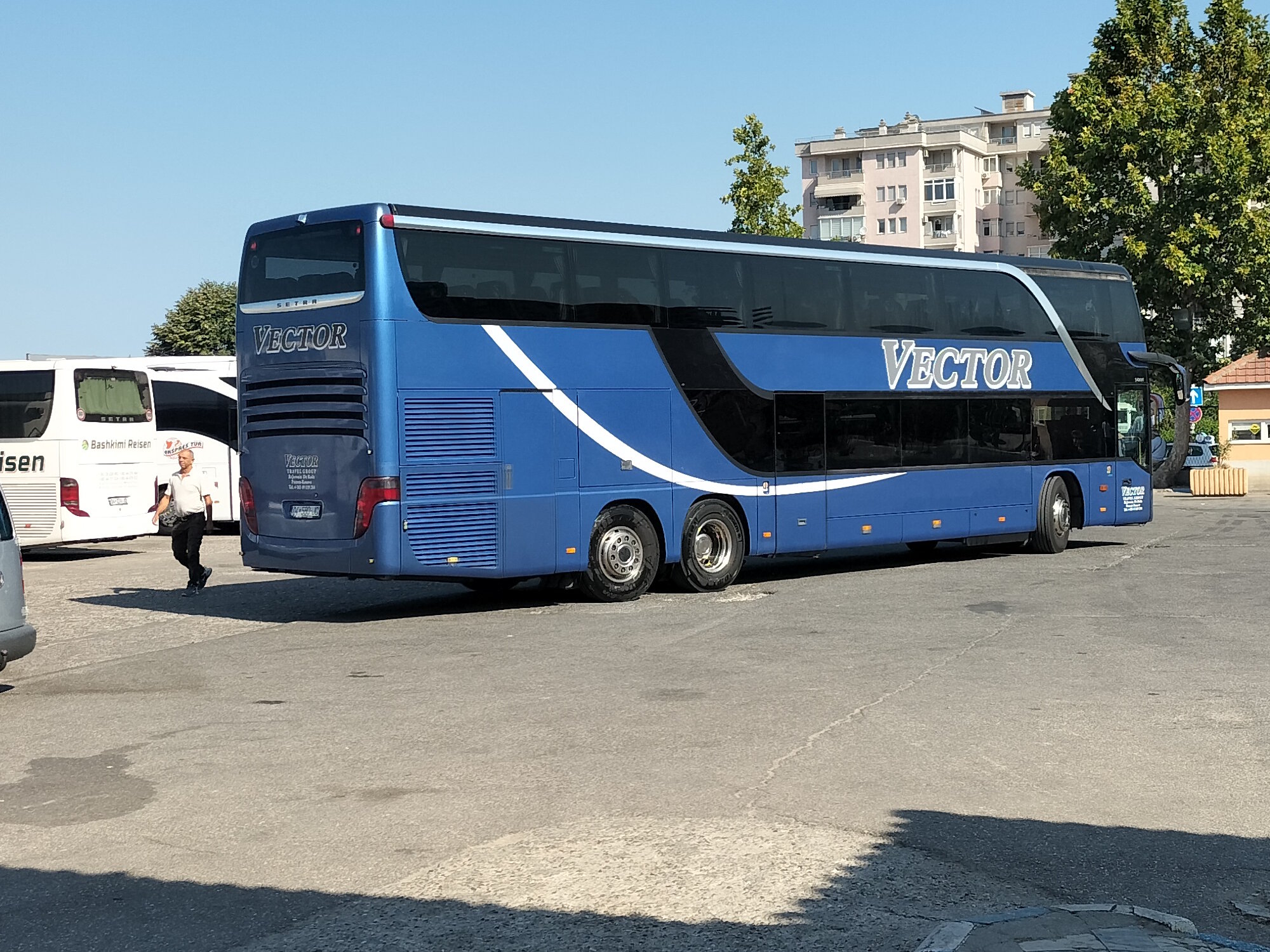 Blue Bus by VECTOR in Prizren