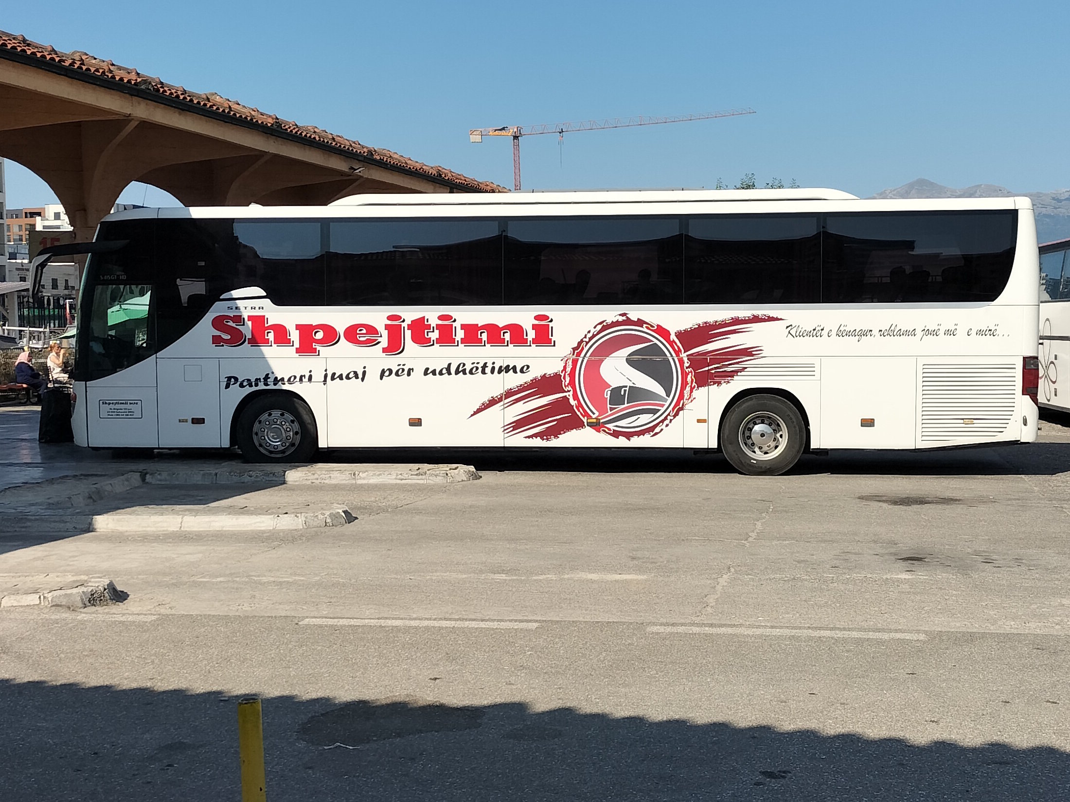 Intercity Bus by Shpejtimi in Prizren, Kosovo