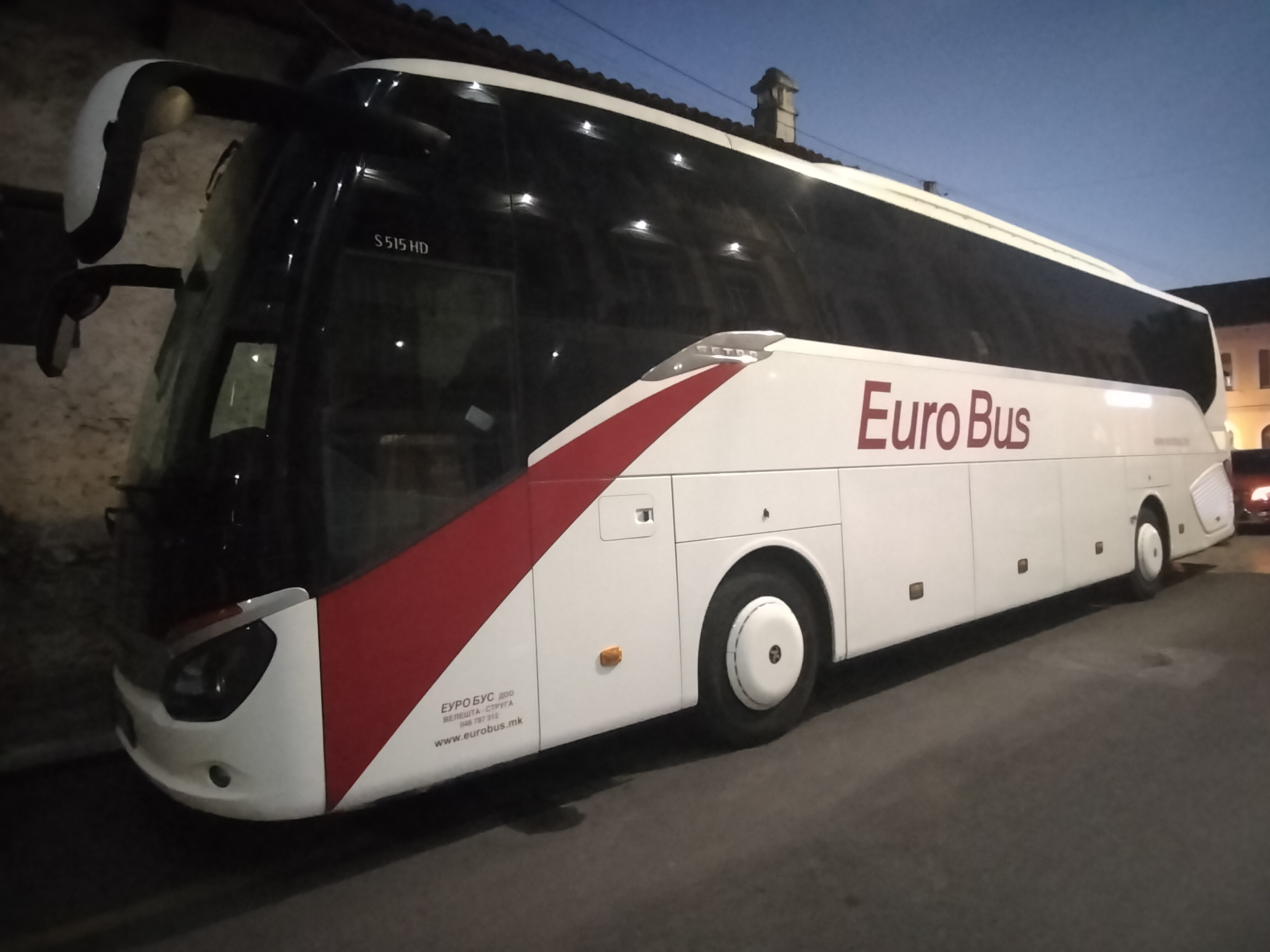 EuroBus Bus by Eurobus.mk in Shkoder